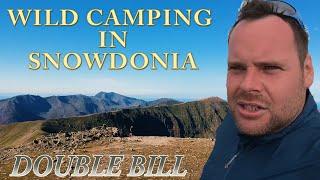 wild camping in SNOWDONIA / wild camping UK / CARNEDDAU mountain range / CADAIR IDRIS