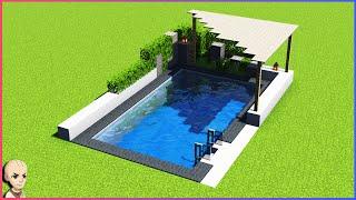 ️Minecraft | Easy Pool Design #2 | Tutorial (You Can Build)️