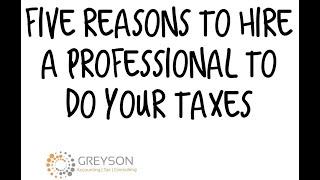 Should I Hire a Tax Professional to do my Taxes?