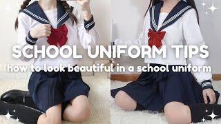 how to look beautiful in a school uniform  slay your school uniform tips