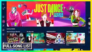 Just Dance 2024 Fanmade Edition - Full Song List - Menu | Characters Pack 1