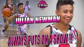 Julian Newman ALWAYS PUTS ON AN ULTIMATE SHOW | INTHEGYMHOOPS SHOWCASE (Full Highlights)