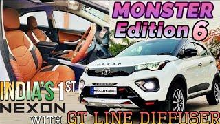 INDIA'S FIRST NEXON WITH GT LINE DIFFUSER...!!!MONSTER EDITION 0698201870379820833594