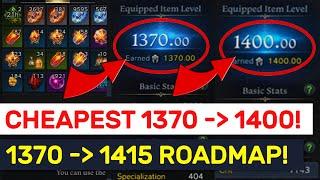 DO THIS ONCE YOU ARE 1370! Gear Crafting & Honing Guide To 1385 & 1400! | Lost Ark