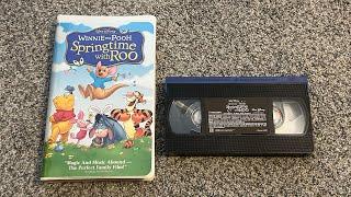 Winnie the Pooh Springtime With Roo 2004 VHS Overview