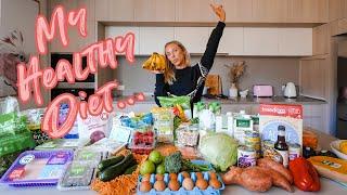 What I eat in a week | Healthy grocery haul (and how much we spent $$)