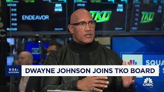 Dwayne Johnson on joining TKO board: I'm sitting at a board that my grandfather and dad helped build