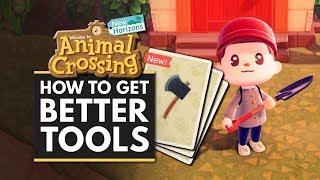 Animal Crossing New Horizons | How to Get BETTER TOOLS - Iron Axe, Shovel & More!