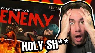 RAPPER REACTS to Imagine Dragons & JID - Enemy | Arcane OST