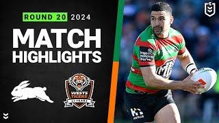 NRL 2024 | Rabbitohs v Wests Tigers | Match Highlights