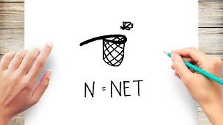 Alphabet Drawing - Letter N - Net