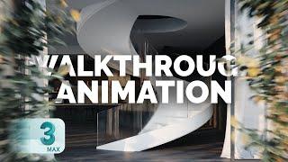 Walkthrough Animation in 3ds Max | Camera Walkthrough Tutorial