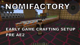 Nomifactory | Excessive Early Game Crafting Station & Storage Drawer Setup | Pre AE2 | Idea | Tips