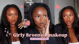 Bronzed Glowy Makeup tutorial 🫶