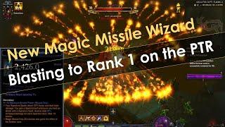 Magic Missile Wizard Blasting to Rank 1 - Diablo 3 Season 27 PTR Day 1 Recap