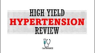 Hypertension review for the PANCE, PANRE, Eor's and other Physician Assistant exams.