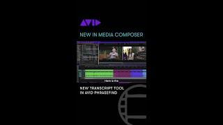 NEW IN MEDIA COMPOSER — New Transcript Tool in Avid PhraseFind