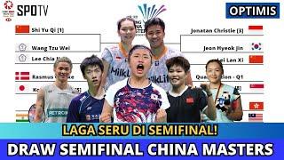 CHINA DOMINAN! JADWAL SEMIFINAL CHINA MASTERS 2024 HARI INI day 5 #chinamasters2024