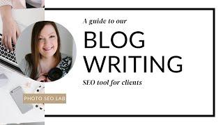Guide to our Blog Writing SEO Assistant Tool by Photo SEO Lab