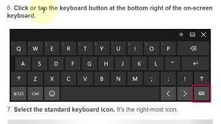 How to Get the Full Layout in Windows 10's Touch Keyboard