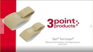 How to Use 3pp Toe Loops to Relieve Hammertoes, Overlapping Toes and More - 3-Point Products