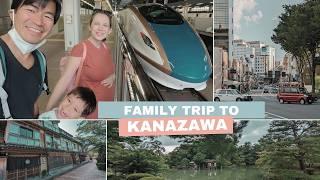 Shinkansen trip to Kanazawa | traveling Japan pregnant and w/ a toddler | Hyatt House, history, food