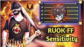 RUOK FF auto Headshot   Sensitivity Settings  and DPI  || m1014  || m1887 || 2022 New