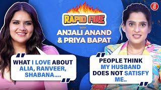 Anjali Anand on Alia Bhatt,Priya Bapat on Munna Bhai MBBS, Barun Sobti on fatherhood |Fun Rapid Fire