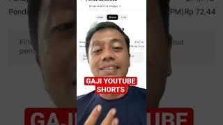 Nangis..Gaji YouTube Short Terbaru, Kok Segini #shorts #gajiyoutuber