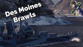 Des Moines 5vs5 Brawls | World of Warships