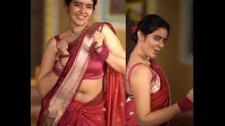 Tamil Serial Actress Saree Navel Show 2024 | Actress Thoppul | #actress #navel #saree #thoppul
