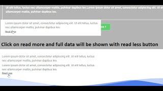 How to add read more toggle button that expand with read less button in wordpress using elementor