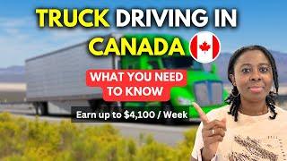 How To Find TRUCK DRIVER Free Visa Sponsorship Jobs In Canada 2025 | Easiest Visa Route