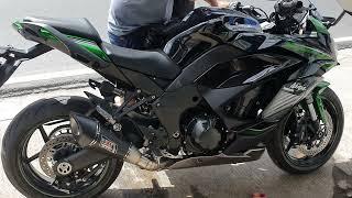 Kawasaki Ninja 1000 SX 2022 with Yoshimura R11 full real carbon 61mm and cat delete sound check