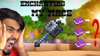 I enchanted my mace // best enchantments for mace // Minecraft 1.21