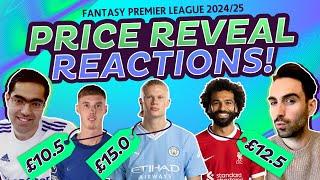 FPL PRICE REVEAL 2024/25 | WHO'S A MUST BUY IN YOUR FIRST DRAFT?