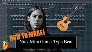 How To Make a Nick Mira Guitar Type Beat Using FREE Plugins | Making a beat