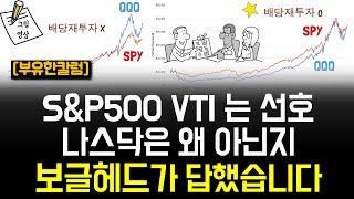 왜 보글헤드는 S&P500 VTI 는 선호, 나스닥 투자는 권하지 않을까요? ​