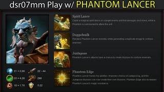 Dota 2 - Phantom Lancer w/ dsr07mm [Tips For Beginners]