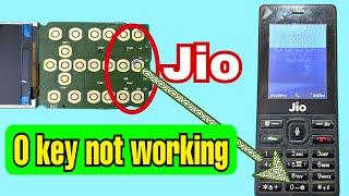 Jio f120b 0 key not working / keypad ways jumper solution