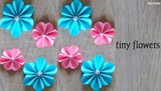 DIY: Tiny Paper Flowers | Paper Crafts | Flower Making | Craftz Talent