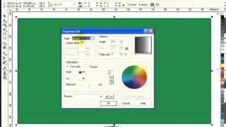 29 - Corel Draw Fill Tool 01 ( Uniform and Fountain Fill 01 )