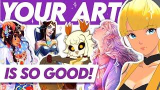  HOW ARE YOU SO SKILLED?  reacting to your Artworks & Original Characters