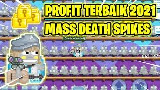 PROFIT TERBAIK 2021 - MASS DEATH SPIKES | REYWEN - GROWTOPIA