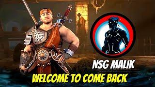 nsg malik return // shadow fight 4: arena