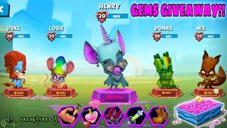 New Unicorn Henry! (Rainbow) Gems Giveaway!  #zooba #gameplay