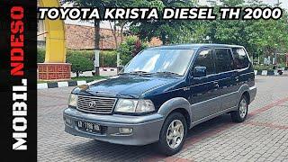 Toyota kijang krista diesel th 2000 | irit bandel dan nyaman
