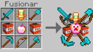 ¡Minecraft PERO podemos FUSIONAR CUALQUIER OBJETO!  SILVIOGAMER MINECRAFT PERO