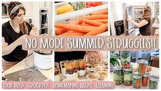 *NEW* SUMMER HOMEMAKING MOTIVATION 2024 → Cleaning, Homemaking Hacks, Food Prep + Routines