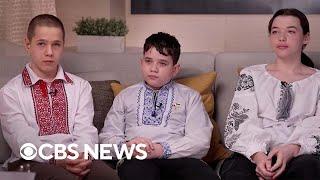 Three kidnapped Ukrainian children recount being taken by Russian soldiers